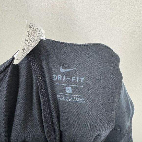 Nike Women's Essential Running Tights Plus Size 2X Black Stretch Pant 851637-011 - Picture 4 of 7